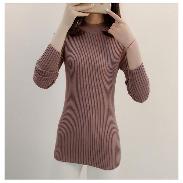 

casual autumn winter women thick sweater pullovers long sleeve turtleneck sweater chic female slim knit soft jumper 1, White;black