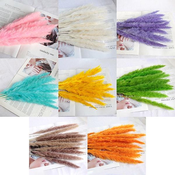 

15pcs reed natural home bunch dried pampas wedding flower bunch home decor
