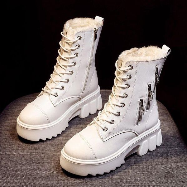 

new women's boots winter snow boots ladies new warm plus velvet cotton shoes waterproo pu cotton shoes, Black