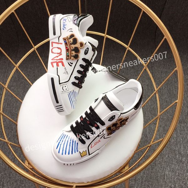 

2021new man fashion women shoes men's leather lace up platform oversized sole sneakers white black casual hc190903