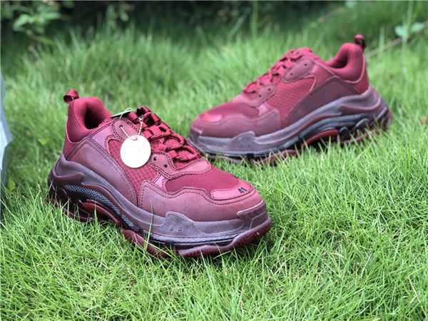 

аутентичные новые мужчины и женщины баскетбольные обувь, вина красный цвет соответствие пару мода спортивная обувь, полноразмерный доставка