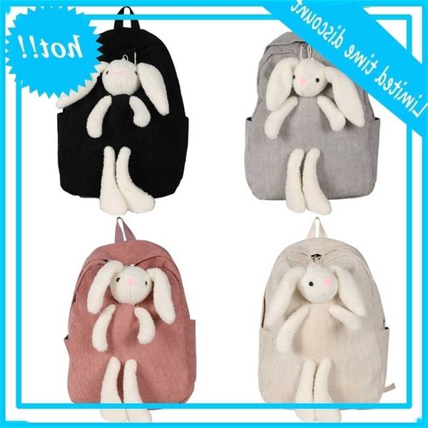 

women rabbit students schooltas large diary shoulder bag backpack a69c