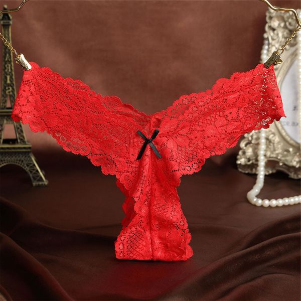 

women panties woman briefs lace bow-knot micro knickers perspective lenceria mujer cuecas feminina erotic lingerie a20, Black;pink