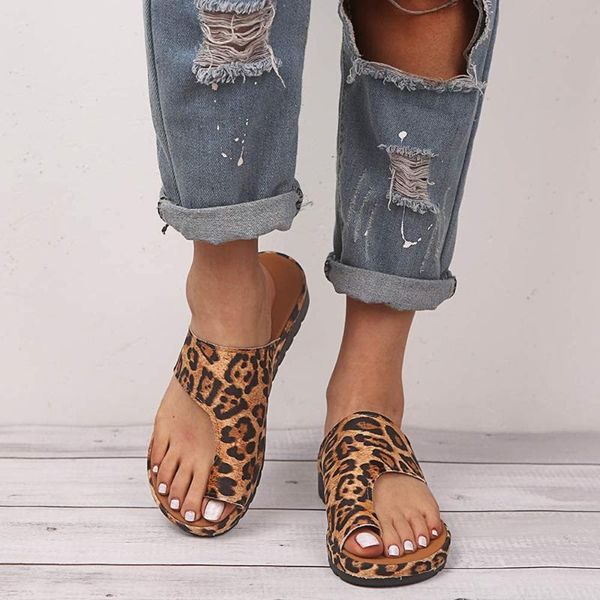 

big size women bunion sandals platform wedge slippers orthopedic flip flops summer shoes, Black