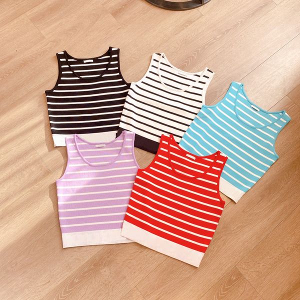 

designer women vest 2022 fashion new outerwear tanks hip-hop street knitted vest women's are available in 5 colors., White