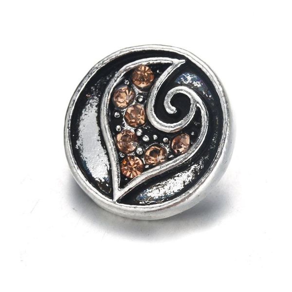 

10pcs lot 6 color 12mm snap jewelry lot vintage rhinestone metal snap buttons fit diy 12mm sivler snap bracelets jewelry 9834 h qylmnk