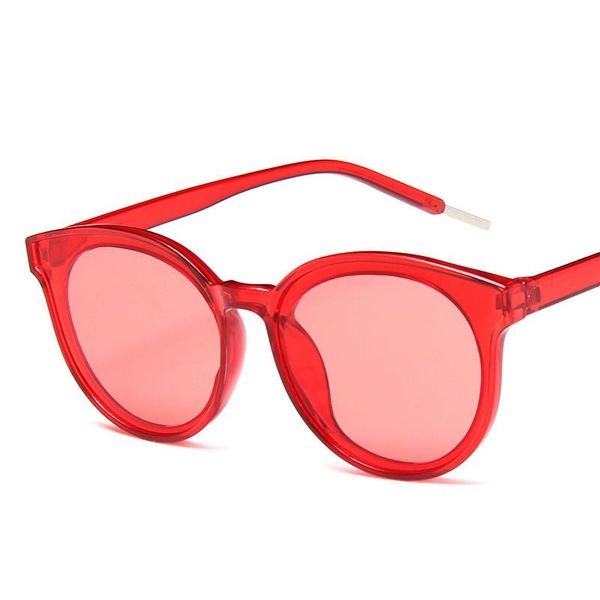

leopard plastic round transparent ocean female brand glasses sunglasses higodoy women pink sun designer retro uxsrg, White;black