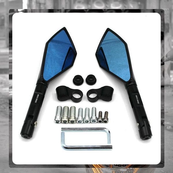 

motorcycle mirrors for gsr400 gsr600 gsr750 gsr 400 600 750 gsf650 universal accessories cnc aluminum rearview side mirror1