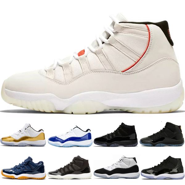 

new arrive 11s shoes 11 man women platinum tint metallic-silver legend blue cool grey concord low gym red win like activity
