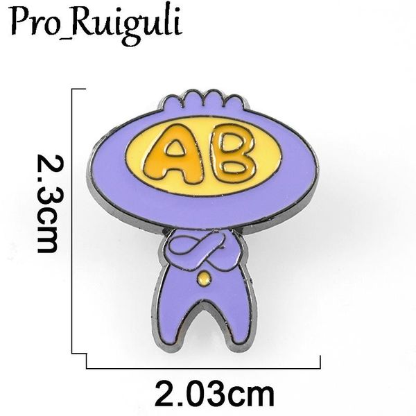 

20pcs blood types funny clothing pins kids men women funny backpack clothes diy enamel brooches badge collar gifts decorations bbyfuc