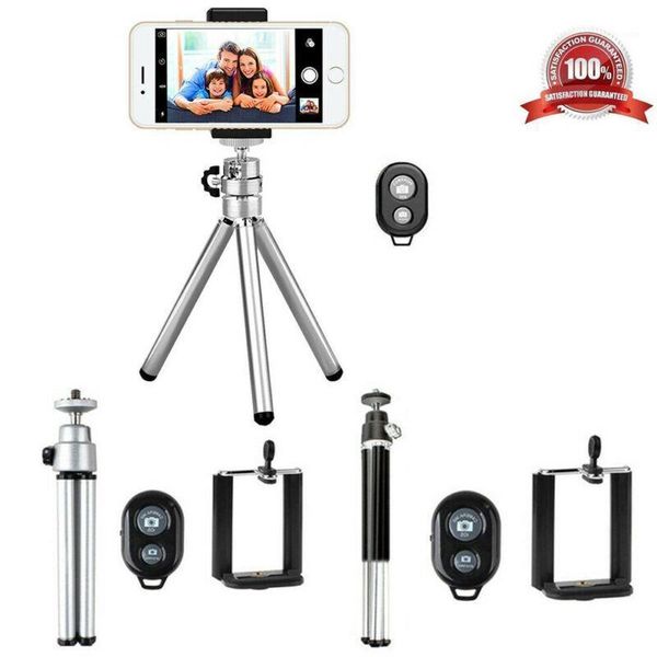 

professional mini camera tripod stand portable holder mount for samsung universal phone with remote control1