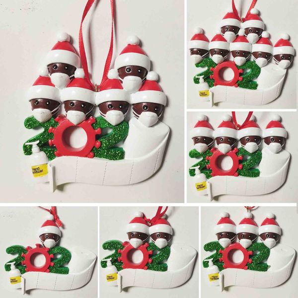 

decoration gift fast ship customized quarantine christmas party with marker pen personalized family of 7 ornament pandemzerjhorefkbc