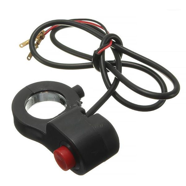 

7/8 inch red button accessories plastic kill sscooter universal bike control single motorcycle horn switch1