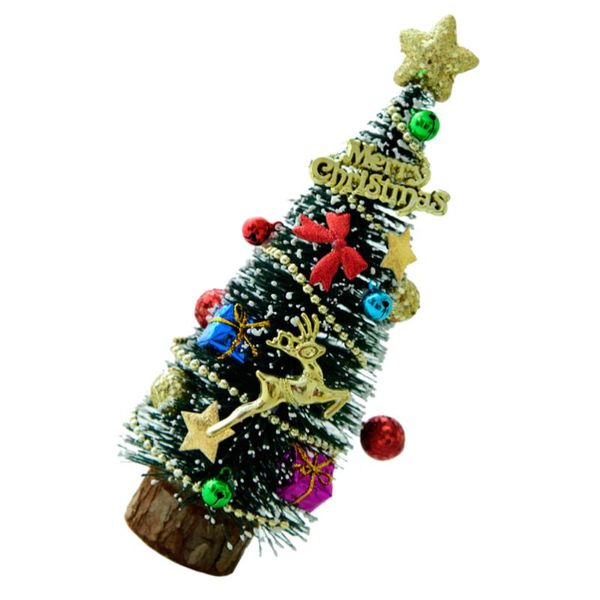 

1 set xams tree decor glowing mini christmas tree led christmas for party room