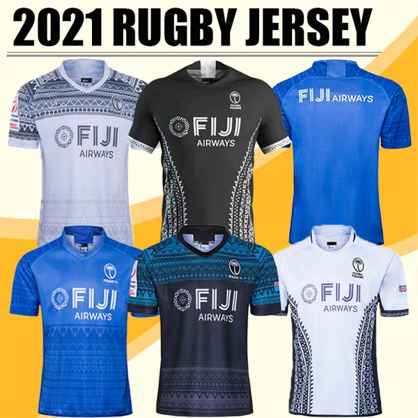 

2021 fiji rugby league jersey world cup sevens sweater shorts hero vintage souvenir edition vest wear tshirt, Black;gray