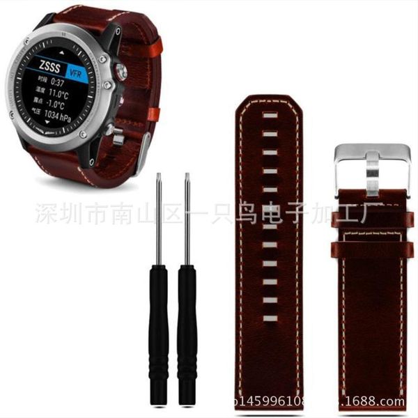 

suitable for jiaming garmin fenix 3 wristbands, leather sports smart wristbands