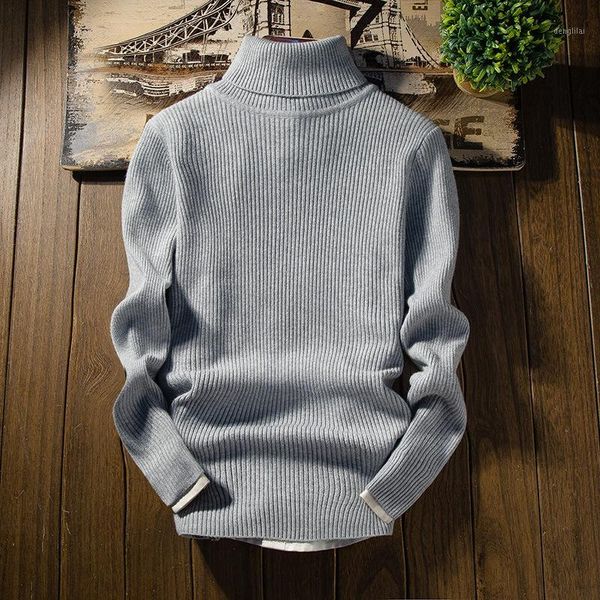 

causual men causal sweater autumn winter turtleneck sweater wool solid color casual winter knitted pullover men1, White;black