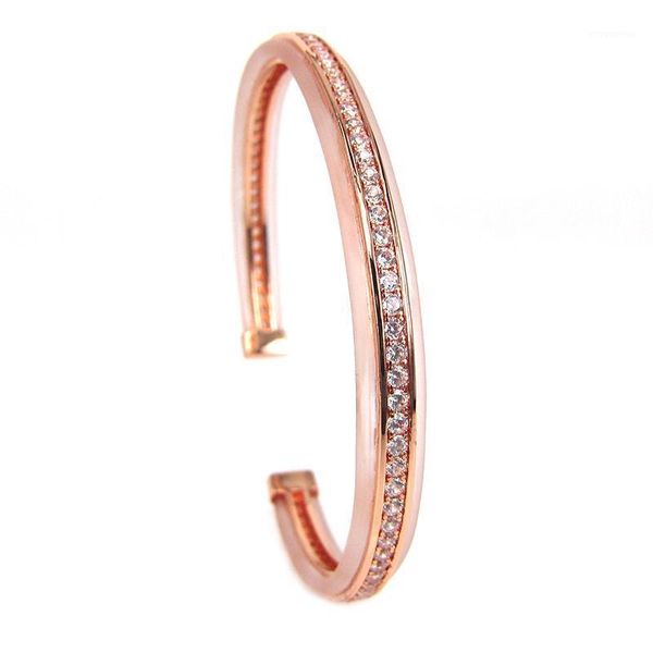 

2020 transparent rubber bangles,rose gold cuff bangles micro pave clear cz protecting watch bangles for men & women1, Black