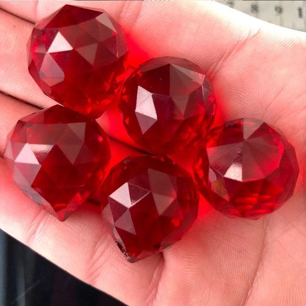 

5pcs prism crystal chandelier ball rainbow suncatcher wedding lighting decor lamp parts 0.8in 5pcs prism h bbyuym