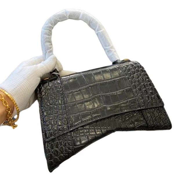 Schulter Umhängetasche Handtasche Designer Geldbörse Tote Halbmond Mini Prägung Alligator Krokodil Clutch Taschen Frauen Luxus Eimer Typ Rucksack M117