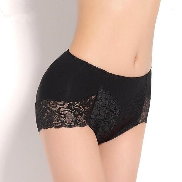 

5pcs lot women underwear panties cotton lingerie seamless plus size lace patchwork middle waist brief underpants for female1, Black;pink