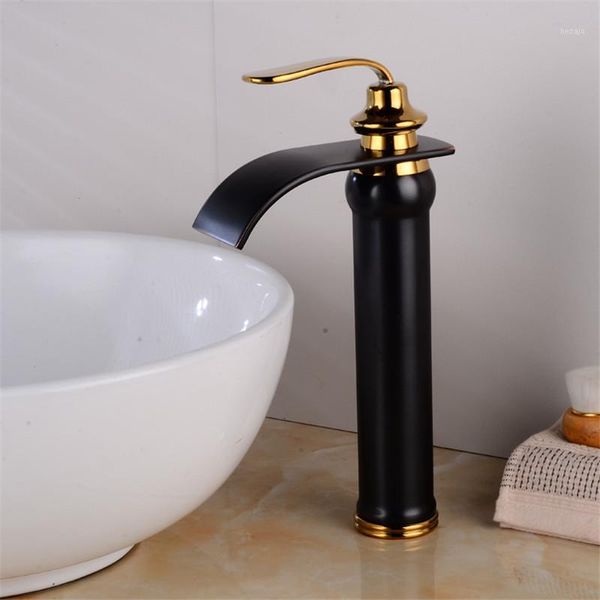 

bathroom sink faucets basin faucet brass black and gold torneiras para pia de banheiro wash1