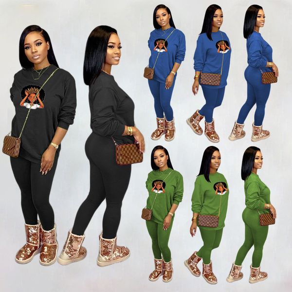 

sh7236 women's tracksuit long sleeve tees+ leggings pants two piece suit clothing ladies casual sportwear outfits s-xxl, White