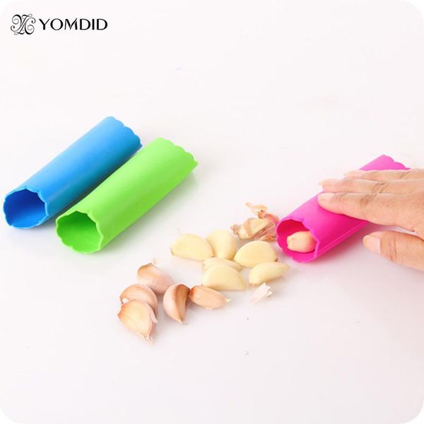 

colorful vegetable peeler silicone easy garlic peeler kitchen accessories durable cooking gadget pelador de ajo wmtvqf