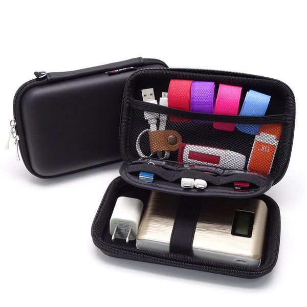 

1pc mini earphone carry bag cover case accessories portable coin purse compact headphone usb cable case storage box