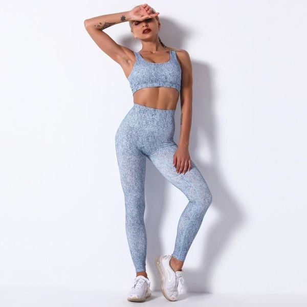 

seamless print yoga set tracksuit women gym clothes fitness bra and leggings suit push up workout training running new outfits, White;red