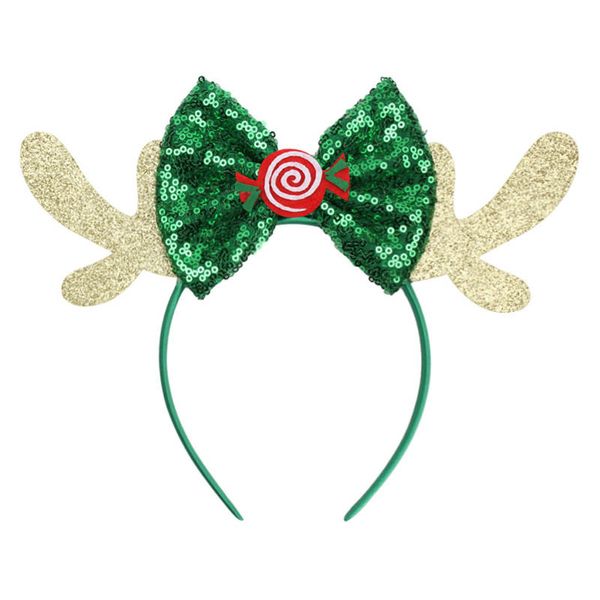 

christmas bowknot kids sticks sequin cartoon baby headbands girls designer hair accessories b3332