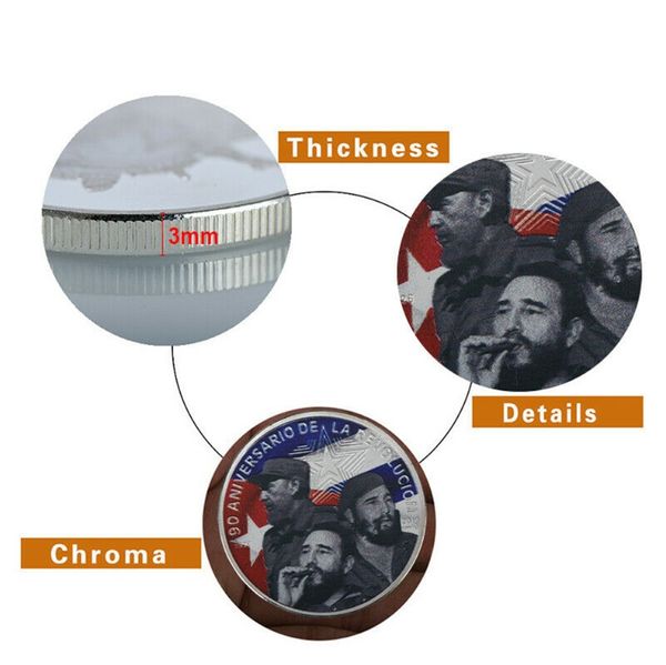 

rh create closeated fidel castro custom 90 aniversario de la revolucious цвет монеты памятные монеты для коллекционеров f bbycyi wrhome