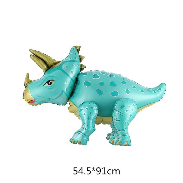 

1pc large 4d walking dinosaur foil balloons boys animal balloons children dinosaur birthday party jurassic world decor balloon wmtxff
