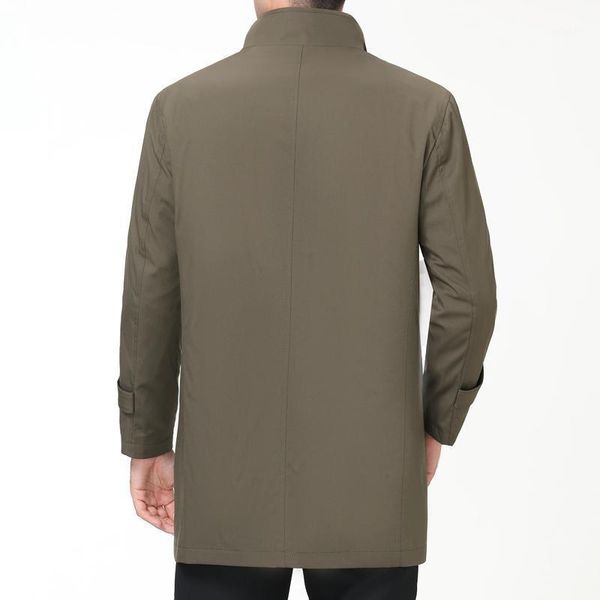 

men's trench coats and raincoats gowns, with men's, commercial, informal, spring autumn zippers1, Tan;black