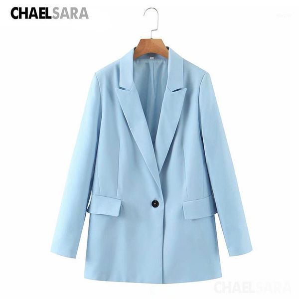 

2020 spring autumn office lady long blazer jacket single solid female casual loose suit coat outwear1, White;black