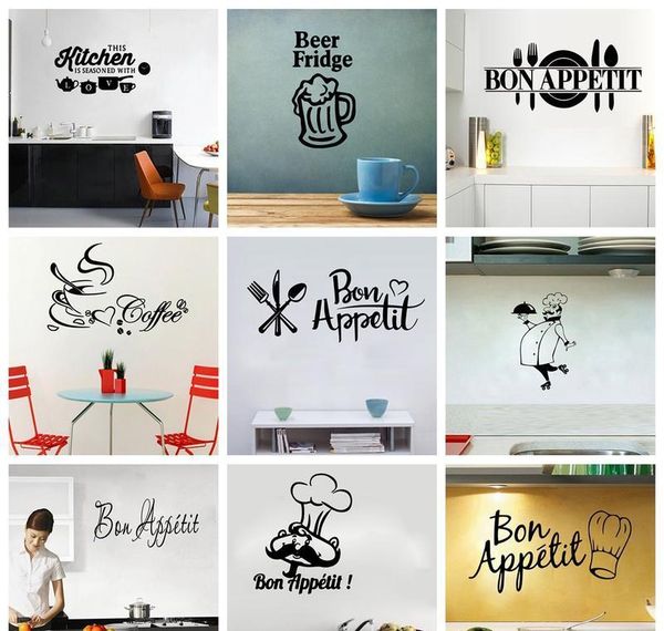

22 styles large kitchen wall stickers home decor decals vinyl sticker for house decoration accessories mural wallpape wmtmhy bbybvzb