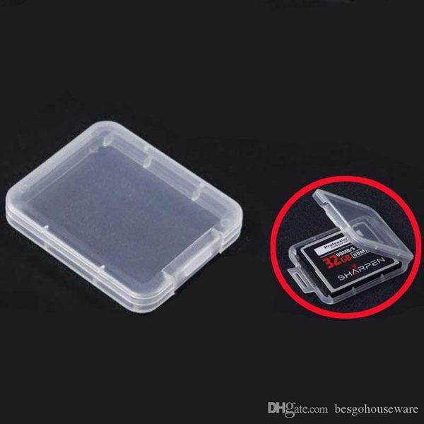 

memory protection card boxes case cards container tool plastic transparent storage box mini cf easy to carry bh2205 tqqi2sh