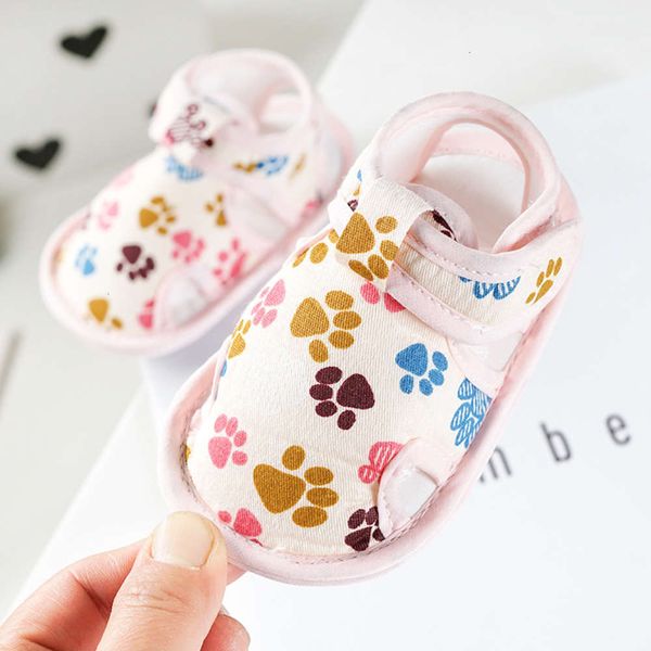 

bunny sandals 0-1 ska year old spring and summer women's drop proof baby walking soft sole antiskid boys' sho, Black;red