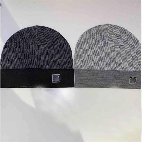 

2020 winter caps wholesale sport beanie knitted caps casual beanies skull hats men women gorros bonet classic lattice cap, Blue;gray