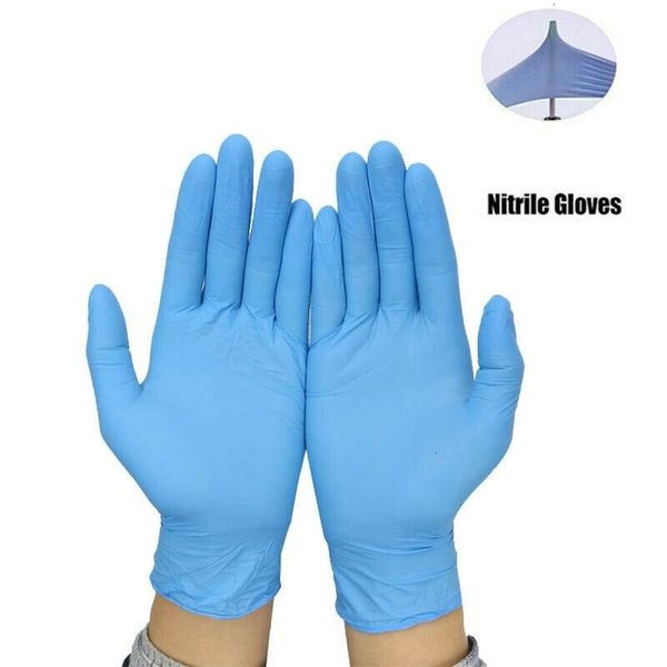 

factorye277universal home disposable household garden protective cleaning nitrile rubber latex colorful gloves ooa8434