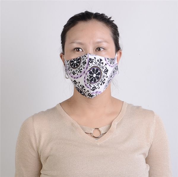 

factory designer breathable riding bike wearing black fashion cotton face mask washing nano film ice silk cloth 7 ppz40