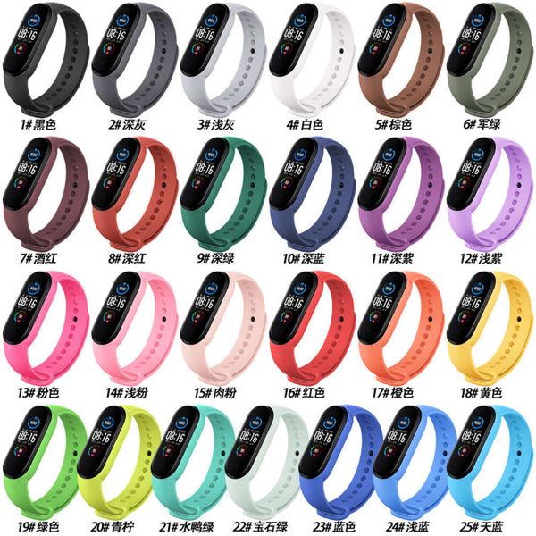 

suitable for smart bracelet mi band 5 silicone replacement strapjk