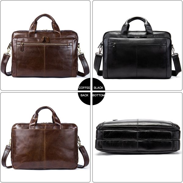 

bag men's briefcase lapleather 9207 men men's computer zip messenger bags man men bag for leather westal genuine ofdjf, Red;black