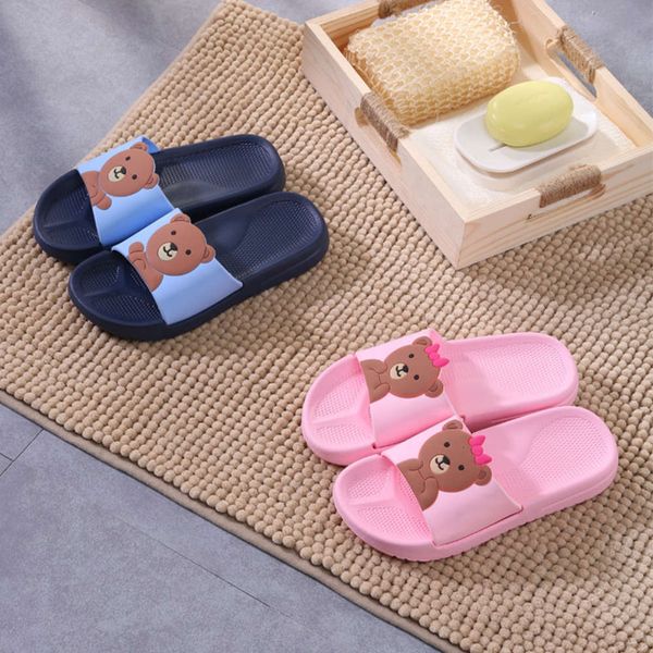 

slippers summer boys girls lovely xinglun princs baby cartoon soft bottom anti slip indoor and outdoor wear children's, Black;red