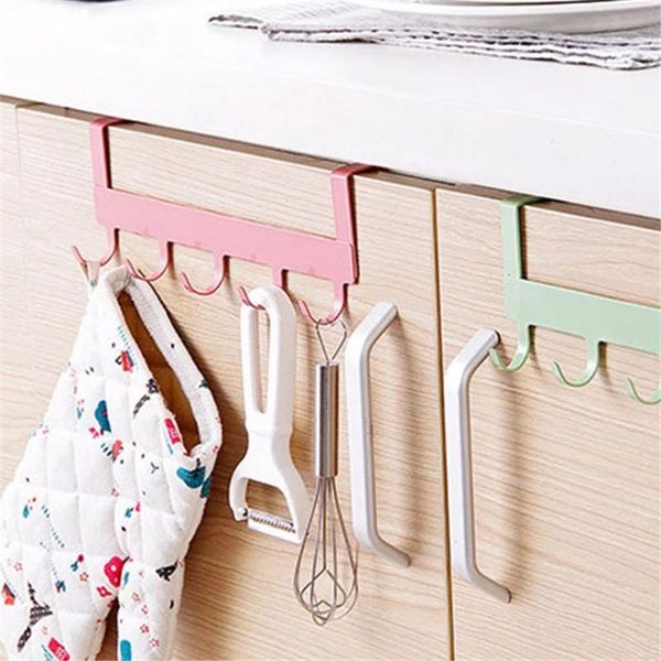 

bathroom wrought iron hook multifunctional kitchen cabinet door metal hook kitchen bathroom accessories kitchenware storage tool