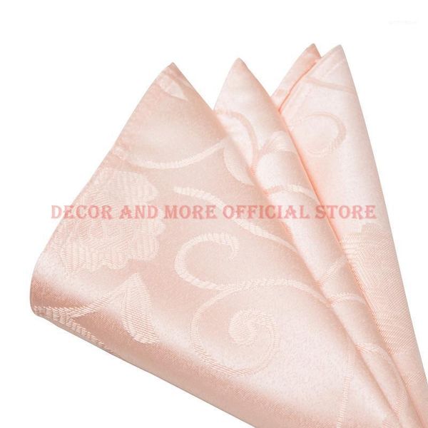 

table napkin 50pcs polyester jacquard for el wedding banquet decor solid dining square tablecloth white red gold 48cm/19inch1