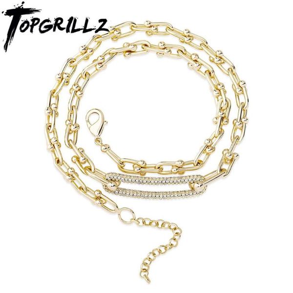 

chains rillz 2021 6mm choker chain necklace with 2 inch tail iced out cubic zirconia hip hop jewelry for gift, Silver