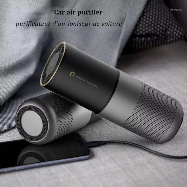

car air purifier with hepa filter fresh air anion cleaner car purifier for nano cleaning difusor smoking in1