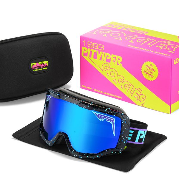 

designer pit viper anti-fog goggles sunglasses uv400 protection eyewear big frame drive winter glasses windproof man women movement 02, White;black