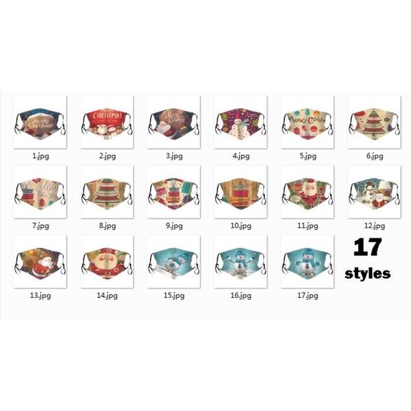 

mask us stock dhl party fast ship european and american children protective christmas face masks for kids washable adjus